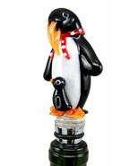 Polar Antarctica Emperor Penguin &amp; Chick Wine Bottle Topper Stopper Cork... - $30.06 CAD