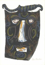 BEN SHAHN Mask (The Mask of the Women with the Comb), 1963 - £935.74 GBP