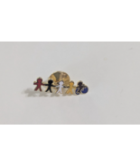 Unity Diversity Vintage Pin Hat Lapel Pin - Rainbow Colors - $20.82 CAD