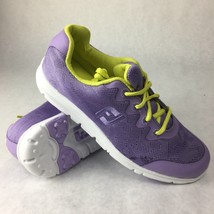 Footjoy Women&#39;s FJ Golf Shoes Size 4M Violet Yellow 48205 New - £35.37 GBP