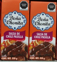 4X Dona Chonita Salsa De Chile Pasilla Sauce - 4 De 350g c/u - Envio Prioridad - £18.20 GBP
