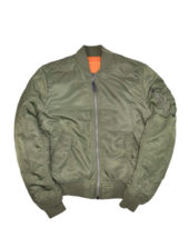 Alpha Industries Jacket Mens S MA-1 Bomber Flight USAF Intermediate Flyers - £68.88 GBP