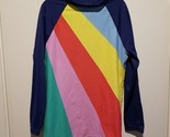 Mini Boden Rainbow Blue Rash Guard Girl&#39;s Size 11 - 12 yr  - $16.82