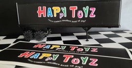 2 New Maximum Overdrive &quot;Happy Toyz&quot; Stickers fits STOMPER Semi TRAILER ... - £19.71 GBP
