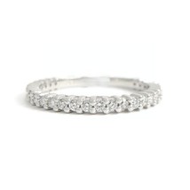 Authenticity Guarantee 
Round Diamond Wedding Band Ring 14K White Gold, .45 CTW - £1,115.10 GBP