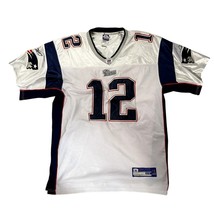 Reebok New England Patriots Maglia Tom Brady #12 Taglia 54 - £66.26 GBP