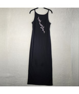 City Triangles Vintage Spaghetti Strap Maxi Dress Black Prom Floral Y2K ... - $539.56 MXN