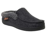 Dearfoams Mens&#39; Size Medium (9-10) Total Comfort Memory Foam Slipper, Black - $18.99