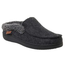 Dearfoams Mens&#39; Size Medium (9-10) Total Comfort Memory Foam Slipper, Black - £14.94 GBP