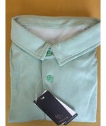 YAMXDM Mens Long Sleeve Golf Polo Shirt Moisture Wicking Light Green Size L - $341.44 MXN