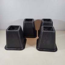Bed Risers Lot of 4 Bed Table Chair Riser 6&quot; Tall Plastic Furniture - £11.77 GBP