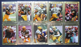 1990 Action Packed Green Bay Packers Team Set of 10 Football Cards - £7.86 GBP