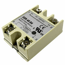 SSR-40DA Solid State Relay Module 3-32V DC Input 24-380VAC Output, UL Li... - £21.23 GBP