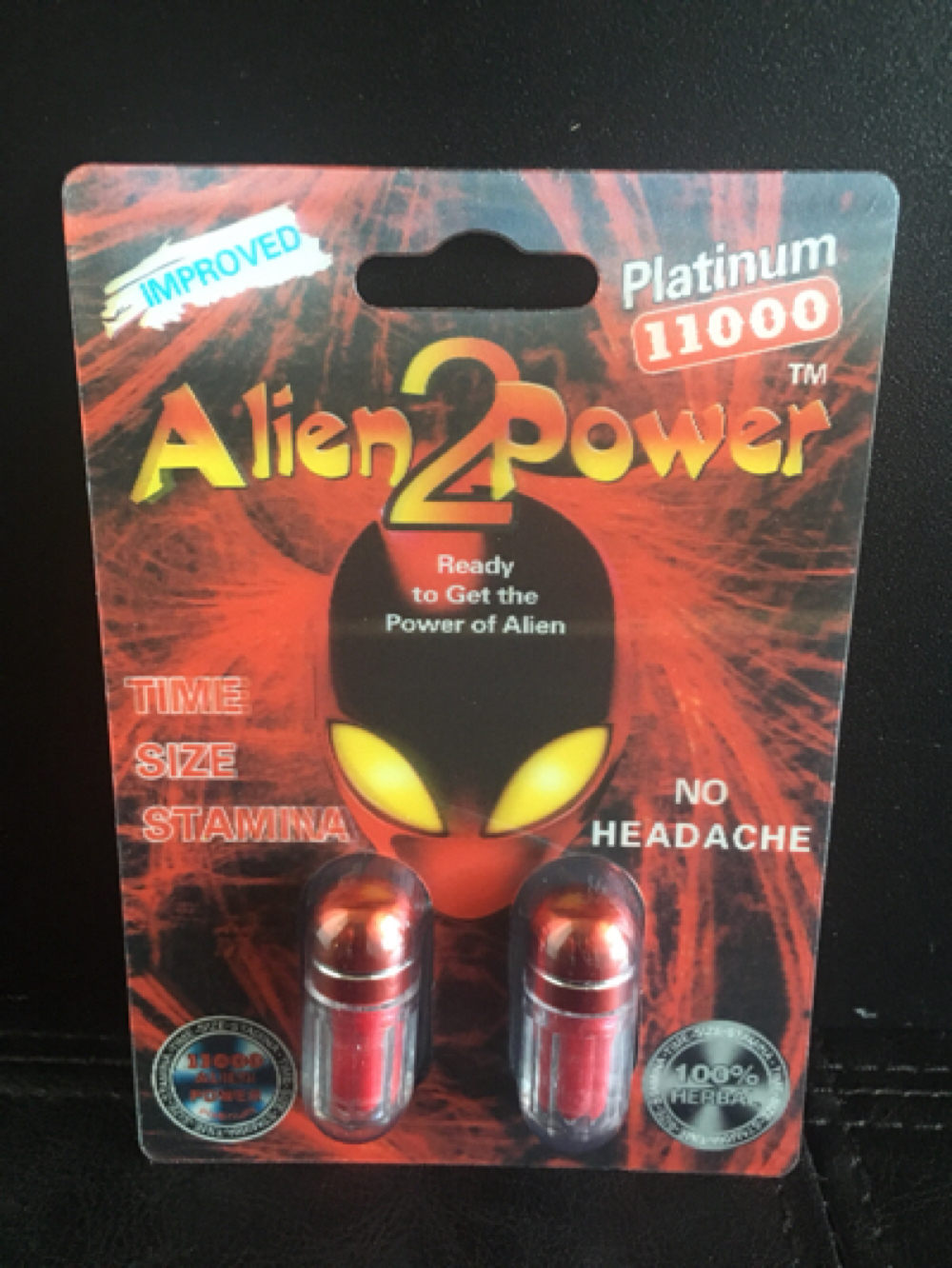Alien Power 2 Platinum 11000 3D - Pills Male Sexual Performance Enhancement (5 P - $31.99