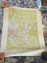 US Department of Interior Geological Survey Map 17&quot; x 20&quot; 1956 Lewiston ... - $11.88