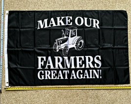 Donald Trump Flag Make Our Farmers Great USA 3x5&#39; Sign John Deere - $17.99