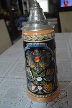 Vintage Deutschland Germany Flag Stein made in Germany 95%zinn lid, Stat... - £47.77 GBP