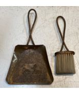 Antique Decorative Brass Crumb Dustpan &amp; Sweeper Set - $29.99