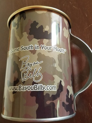 Bayou Billy ~ Going Commando ~ Metal/Tin Mug With Handle ~ 4" x 5.25 " Item image 3