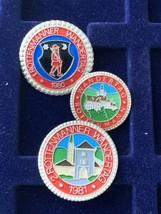 Vintage Set Of 3 Collectible Pins In Honour Of Wonder Day Rottenmanner - £8.83 GBP