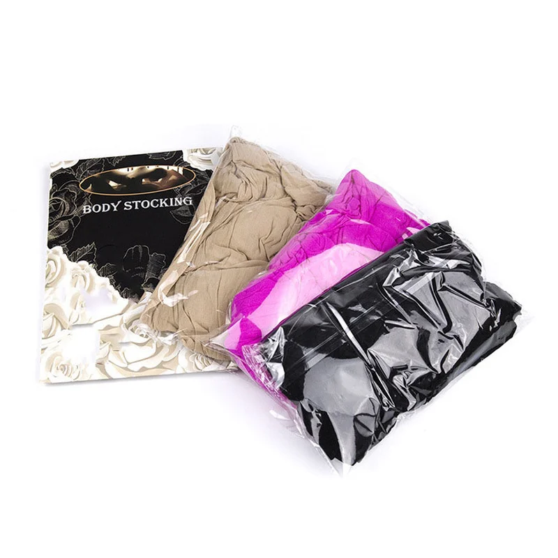 Play Body Stockings Double Sleeping Bag Pantyhose Seamless See Full Transparent  - £23.25 GBP