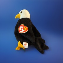 Retired 3rd Gen 1996 Ty Beanie Baby Babies Baldy The Eagle 008421040742 ... - $10.99