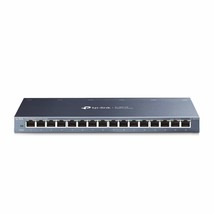 TP-Link 16 Port Gigabit Ethernet Network Switch, Desktop/ Wall-Mount, Fanless, S - £81.52 GBP