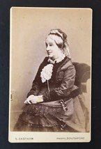 Antique CDV Picture of Old Woman in Victorian Style Fashion S. Eastham Southport - £9.59 GBP