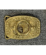 Vintage Western Style Ornate Silver Tone Belt Buckle - $5.89