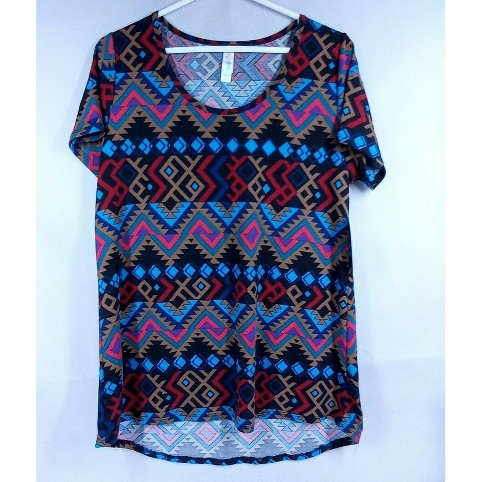 NWT Lularoe Classic T With Bright Colorful Western Designs Size Medium - $15.83