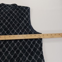 Charter Club Petite Girls/Women's Black Full Zip Sleeveless Vest Pockets Size PM image 4