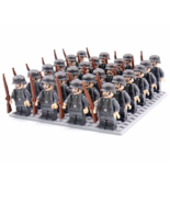 WW2 24pcs/Lot Military Soldiers Building Blocks Figures Bricks German Ar... - $18.00