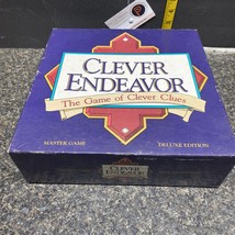 Clever Endeavor The Game of Clever Clues Master Game Deluxe Edition 1989... - £11.01 GBP