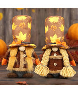 2 pc Thanksgiving Decorations Indoor Thanksgiving Decorations Gnome Plush - £9.70 GBP