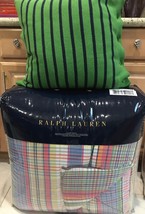 Ralph Lauren 4pc Amagansett Summer Hill Plaid F/Q C Sham Deco Pi Set Nwt $905 - $493.70