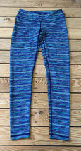 zella women’s Patterned Blue Striped athletic leggings Size S Blue L5 - £12.73 GBP
