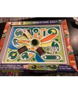 rare - Jet Putt Miniature Golf game w box --uncut score cards on back KE... - £155.80 GBP
