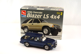 AMT 1996 Chevy Blazer LS 4x4 Customized Built Up Model Car Kit 1/25 Scale Blue - $38.69