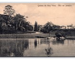 Quinta Da Boa Vista Park Rio De Janeiro Brazil UNP DB Postcard L17 - $4.90