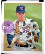 Nolan Ryan Texas Rangers MLB Baseball Art Original Oil Painting 1 - $5,255.70 CAD