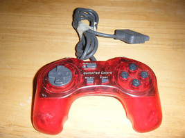 Clear Red Performance GamePad Colors P-107G Playstation Game Controller - $16.34