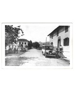 Spain RPPC Frontera Espanola Dancharinea Urdax Navarra Bus Custom House ... - $22.50