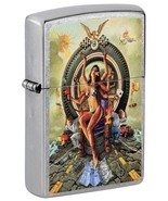 Zippo Lighter: Road Queen by Rick Rietveld - Street Chrome - $33.20