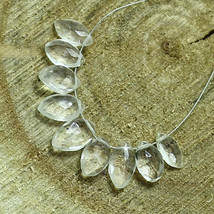 Bijoux en vrac perles de marquise à facettes en cristal briolette pierres... - £6.26 GBP