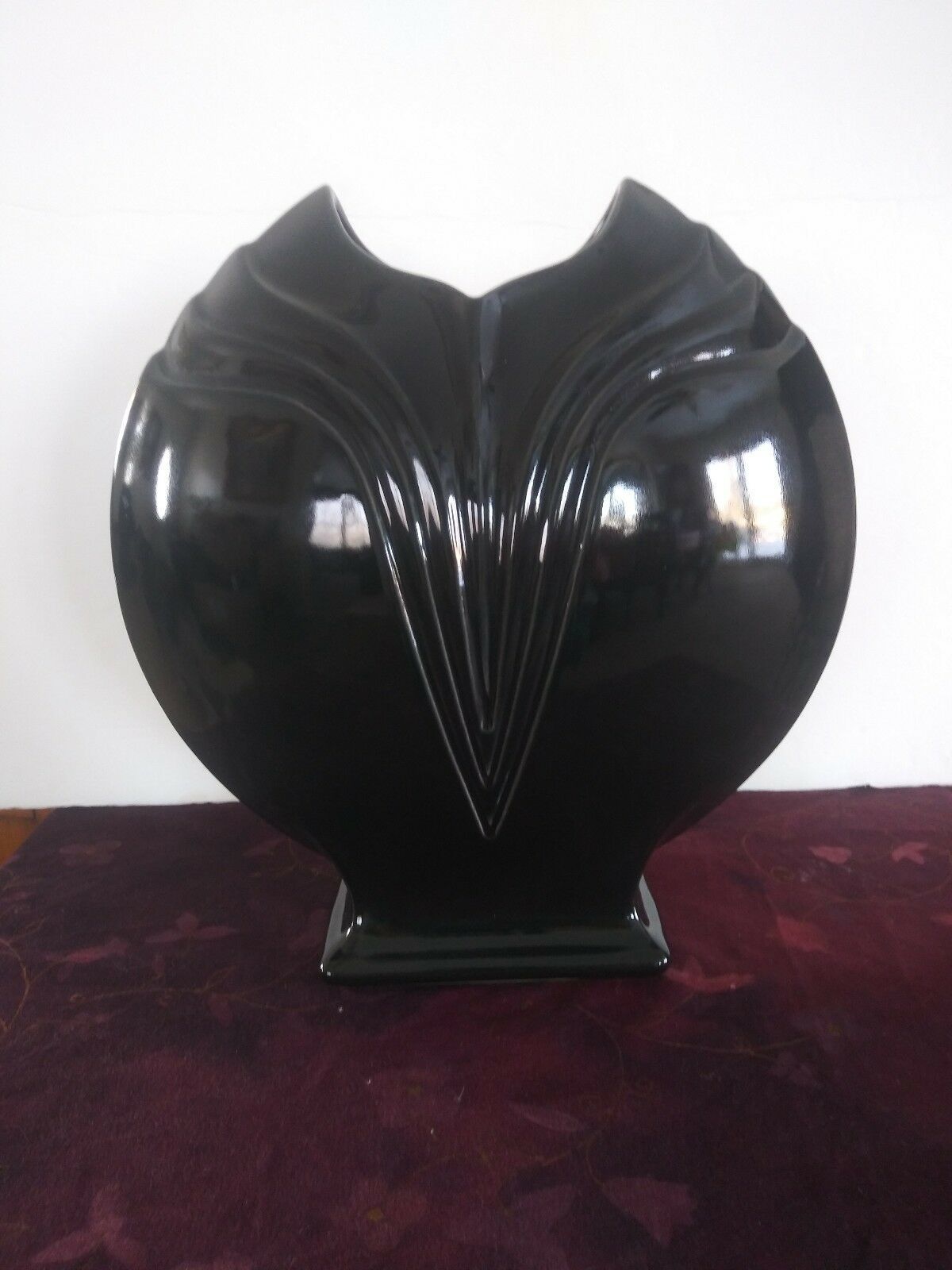 RARE Vintage McCoy Black Vase #466 - $65.44