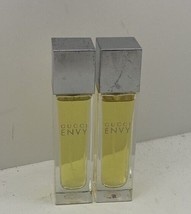 Vintage Gucci Envy Scannon Womens Perfume Eau De Toilette Spray 1 oz 30 ml 2 Pc - £109.61 GBP