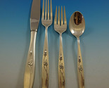 Rose Solitaire by Towle Sterling Silver Flatware Service For 12 Set 54 P... - $2,965.05