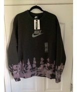 Nike Sportswear Men&#39;s French Terry Crew Size: Large Color: Black - $103.12 CAD
