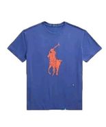 Polo Ralph Lauren Men's XXL TTG Big Pony S/S T-Shirt Blue ONE STITCH ROW... - $36.97