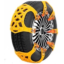 7 PIECE Car Tire Snow Chains - Universal Strong All Season Anti-Skid - $35.43